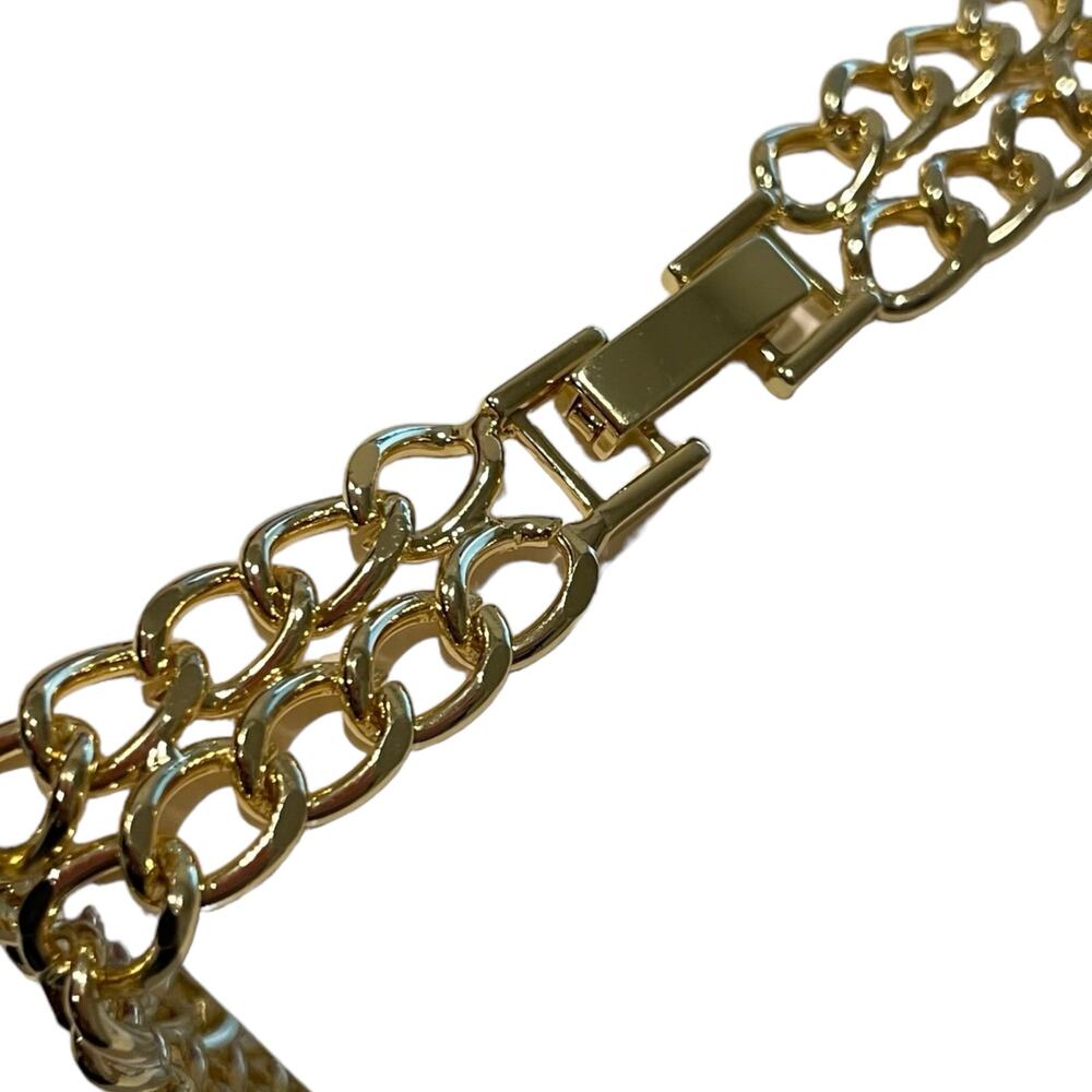 Bracelet Goldtone Rhinestone Sparkle Faux Watch Careerwear Best Seller - Picture 3 of 4